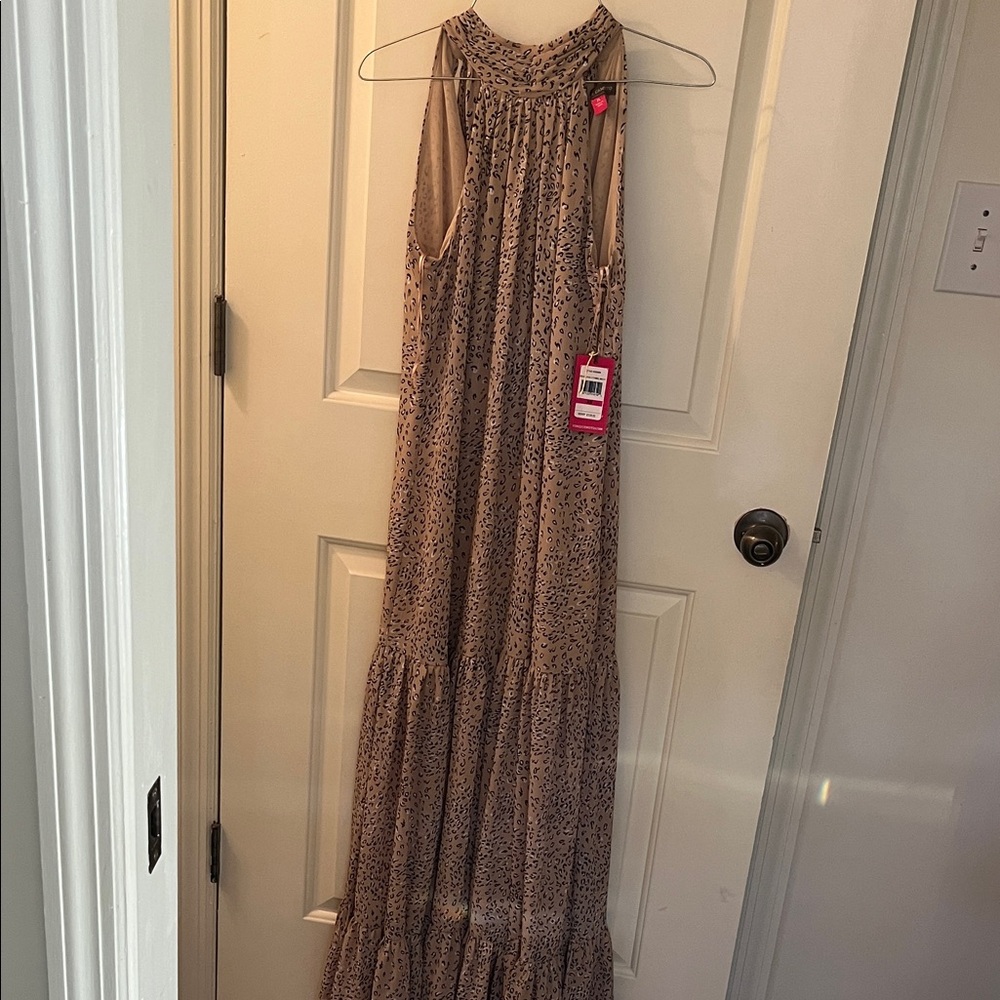 Vince Camuto Camel Multi Dress